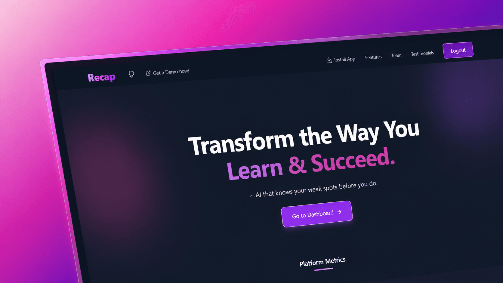 Recap — AI Study Companion